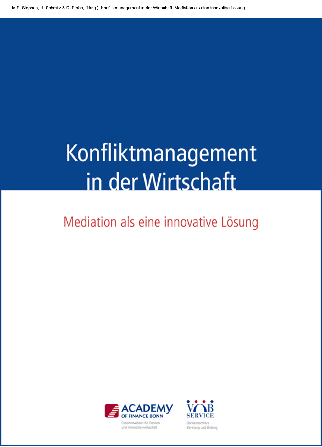 Mythen der Mediation » Dominic Frohn